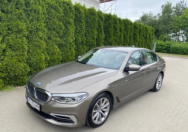 BMW Seria 5 cena 139900 przebieg: 129000, rok produkcji 2018 z Płock małe 232